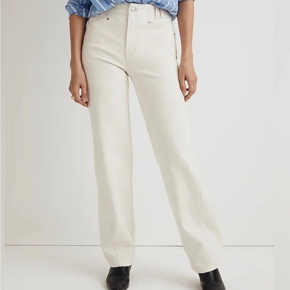 Madewell Perfect Vintage Wide Leg Jeans Sz 28 - Picture 2 of 4
